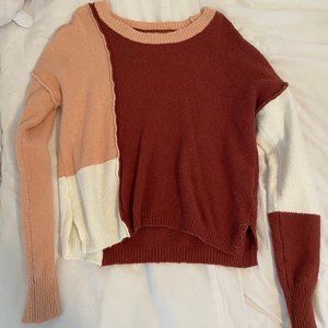 Pink Color Block long sleeve